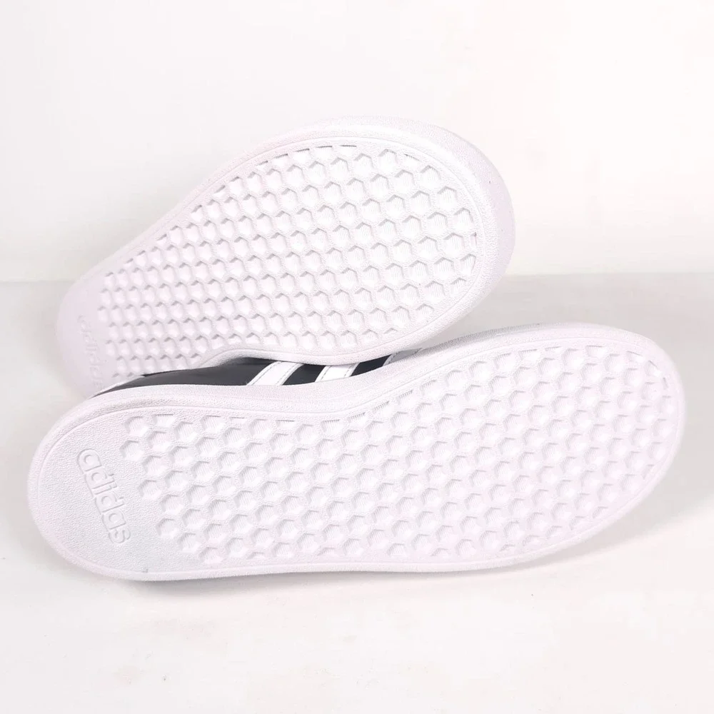 Adidas Grand Court 2.0 Kids‎ Sneaker GW6503 Black White Size 7